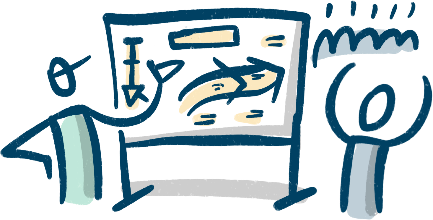 Illustration Moderation und Facilitation